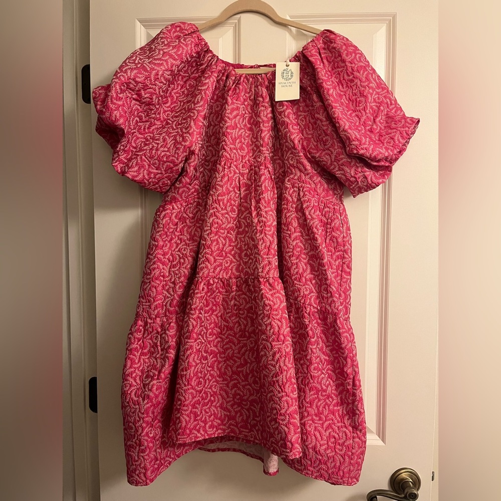 Textured Fuschia Belinda Dress